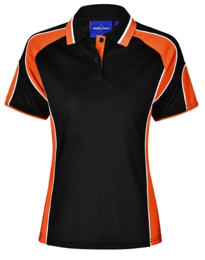 Picture of Winning Spirit, Ladies Cooldry Contrast Polo w Panels